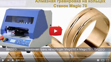 Видео: Как наносится алмазная грань на кольца Станок Magic 70 и Magic 50